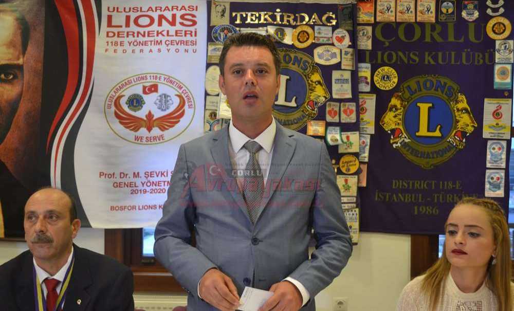 Çorlu Lions Kulübü Basın Mensuplarıyla Buluştu