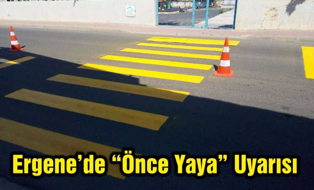 Ergene'de “Önce Yaya” Uyarısı