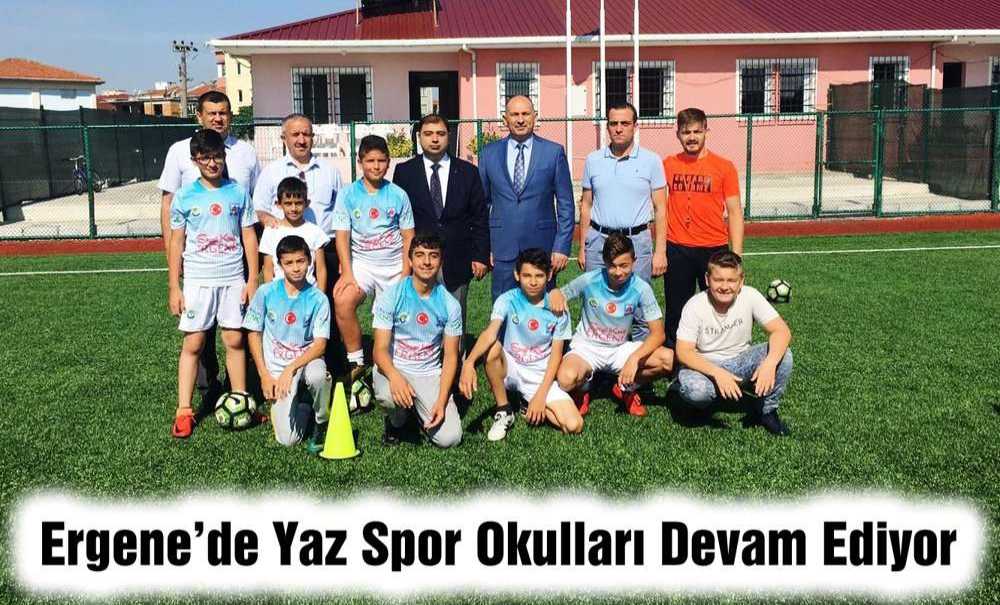 Ergene'de Yaz Spor Okulları Devam Ediyor