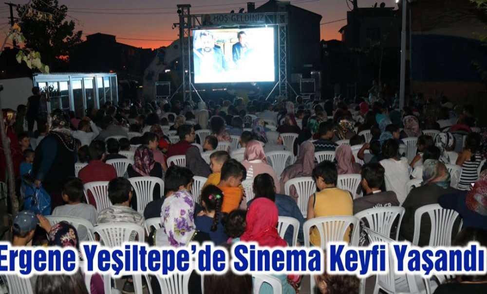 Ergene Yeşiltepe'de Sinema Keyfi Yaşandı
