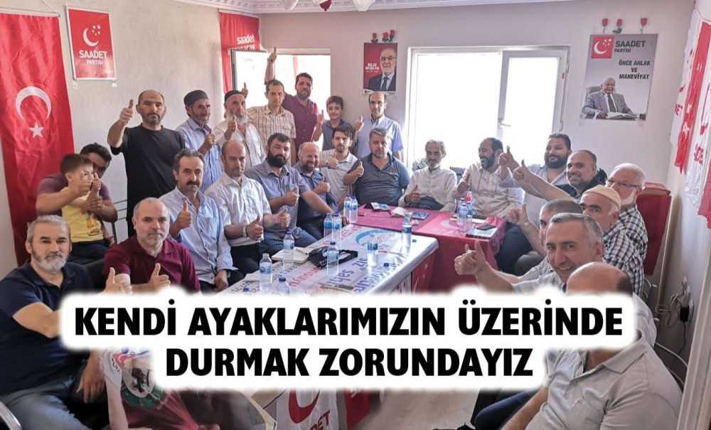 Kendi Ayaklarımızın Üzerinde Durmak Zorundayız