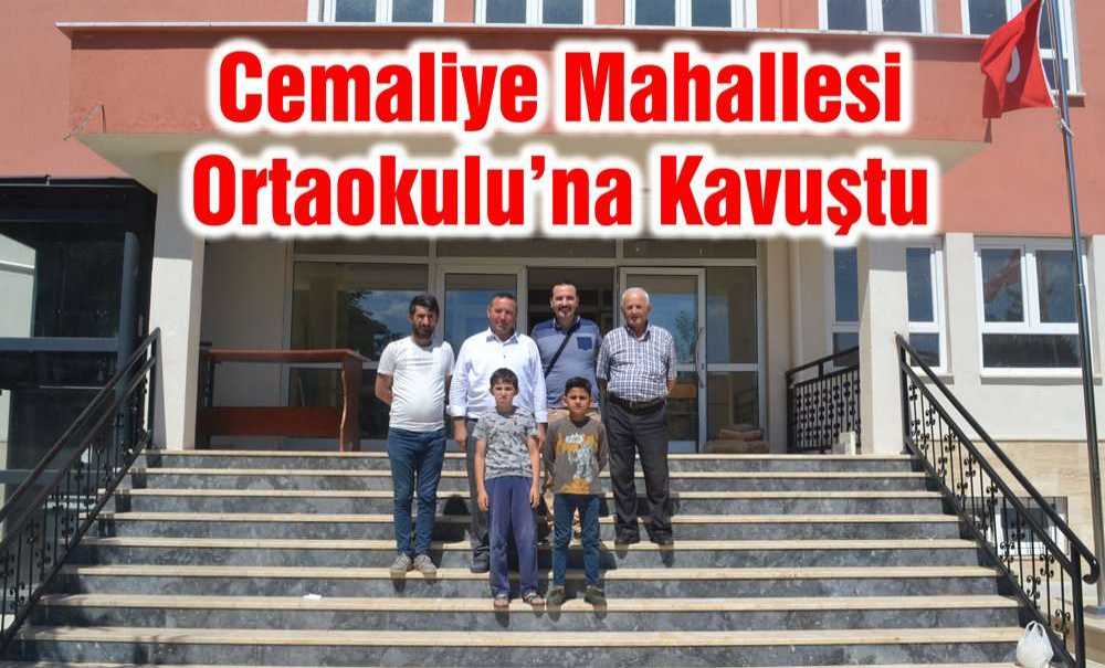 Cemaliye Mahallesi Ortaokulu'na Kavuştu