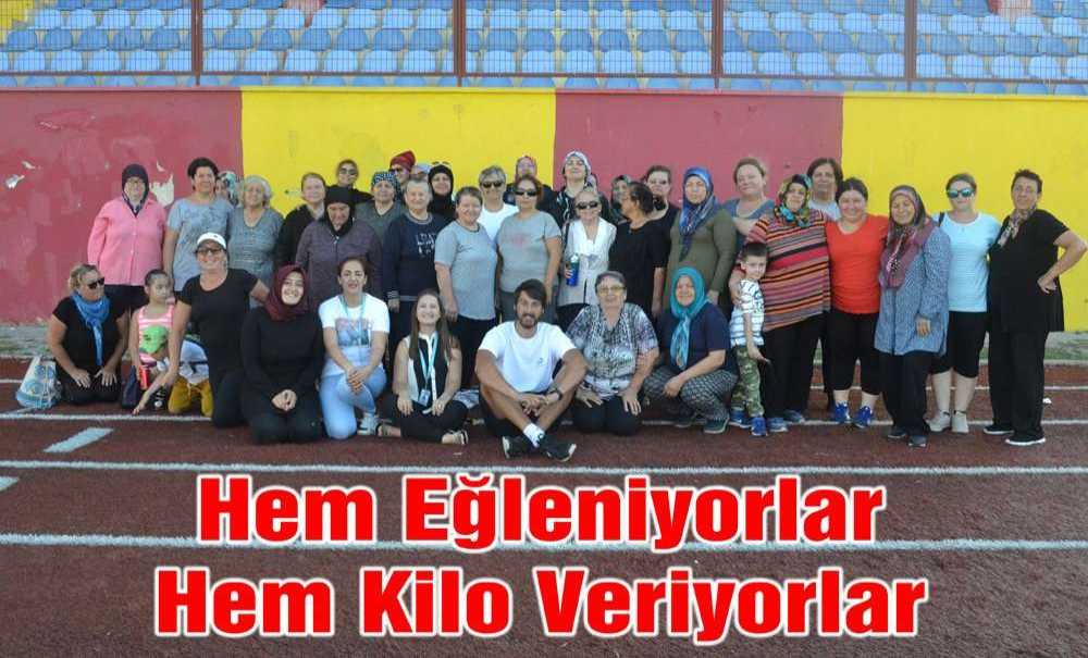 Hem Eğleniyorlar Hem Kilo Veriyorlar