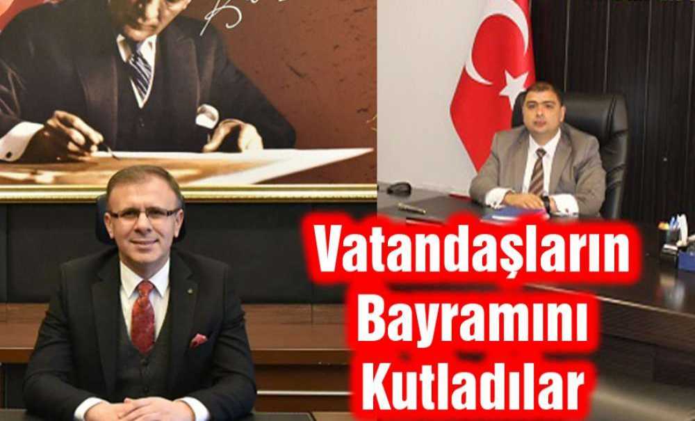 Vatandaşların Bayramını Kutladılar