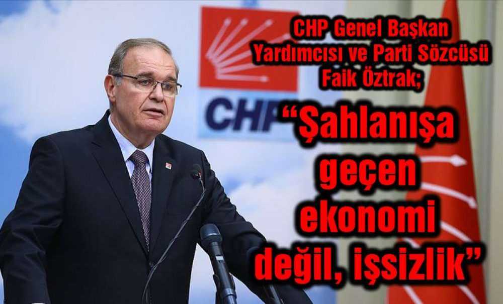 “Şahlanışa Geçen Ekonomi Değil, Işsizlik”