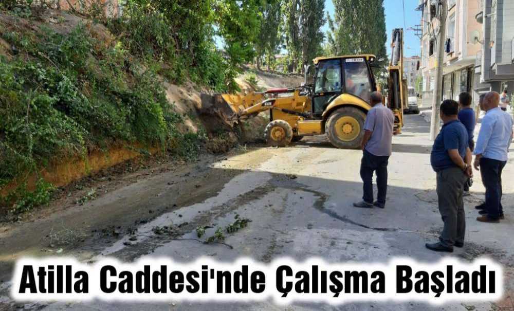 Atilla Caddesi'nde Çalışma Başladı