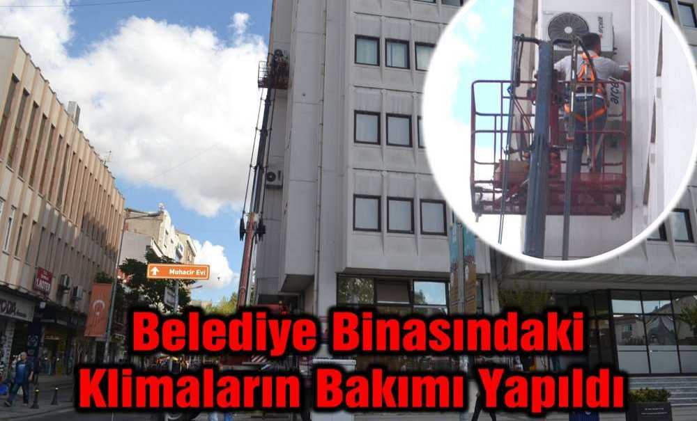 Belediye Binasındaki Klimaların Bakımı Yapıldı
