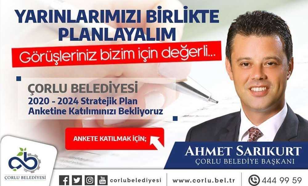 Çorlu Belediyesi 2020-2024 Stratejisini Hazırlıyor