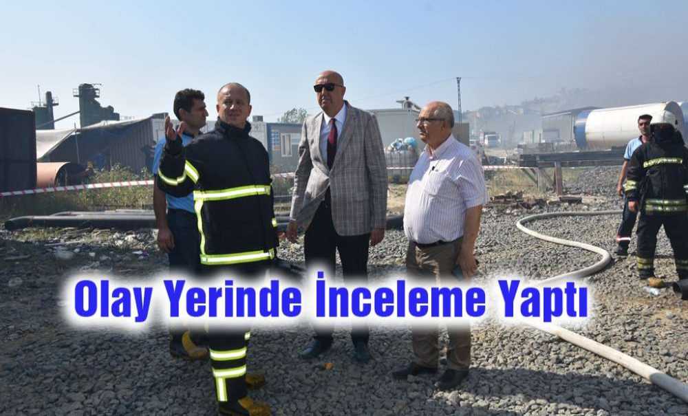Olay Yerinde İnceleme Yaptı