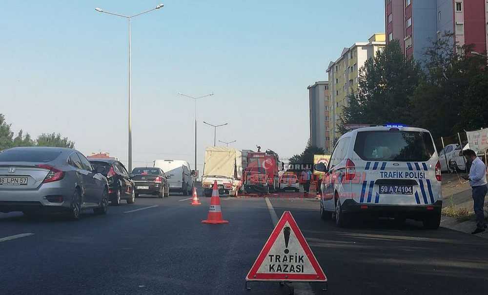 Çorlu'da Kaza 1Yaralı