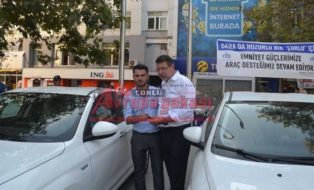 Çorlu Emniyetine 7 Araç Daha Verildi