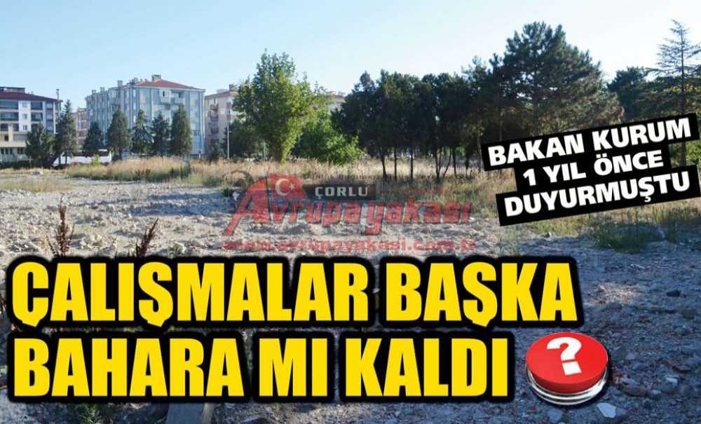 Çalışmalar Başka Bahara Mı Kaldı?