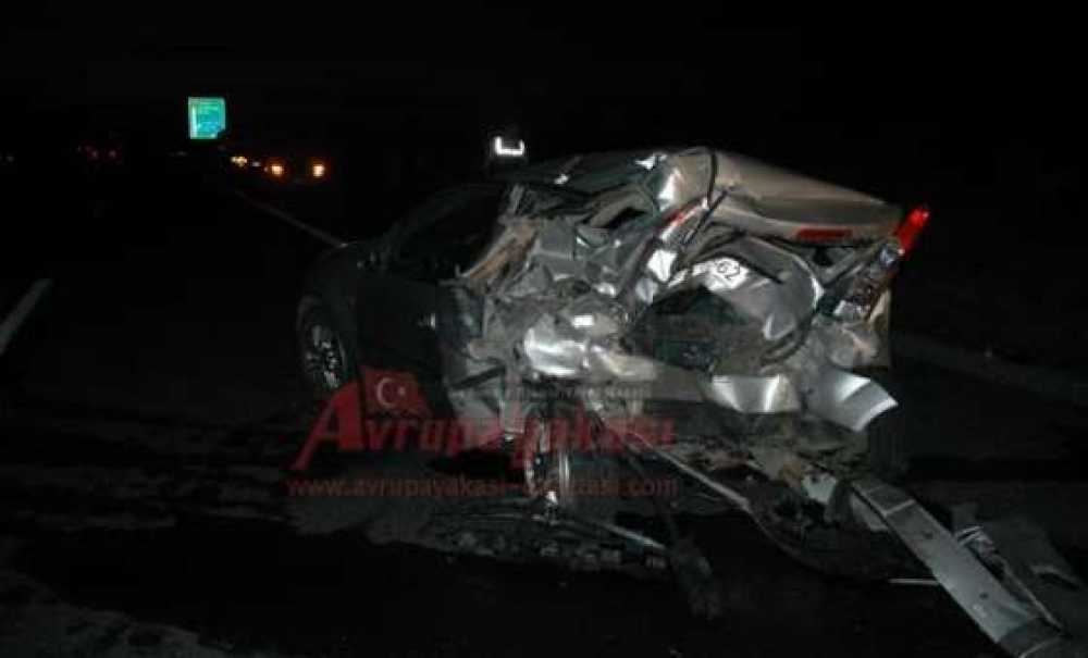 Tem Otoyolunda Kaza 1 Yaralı