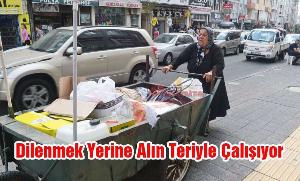 Dilenmek Yerine Alın Teriyle Çalışıyor