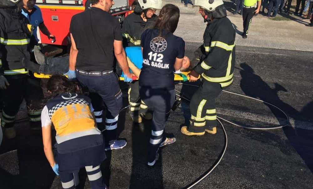 Çorlu'da Kaza 1 Ölü 2 Yaralı