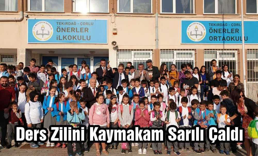 Ders Zilini Kaymakam Sarılı Çaldı