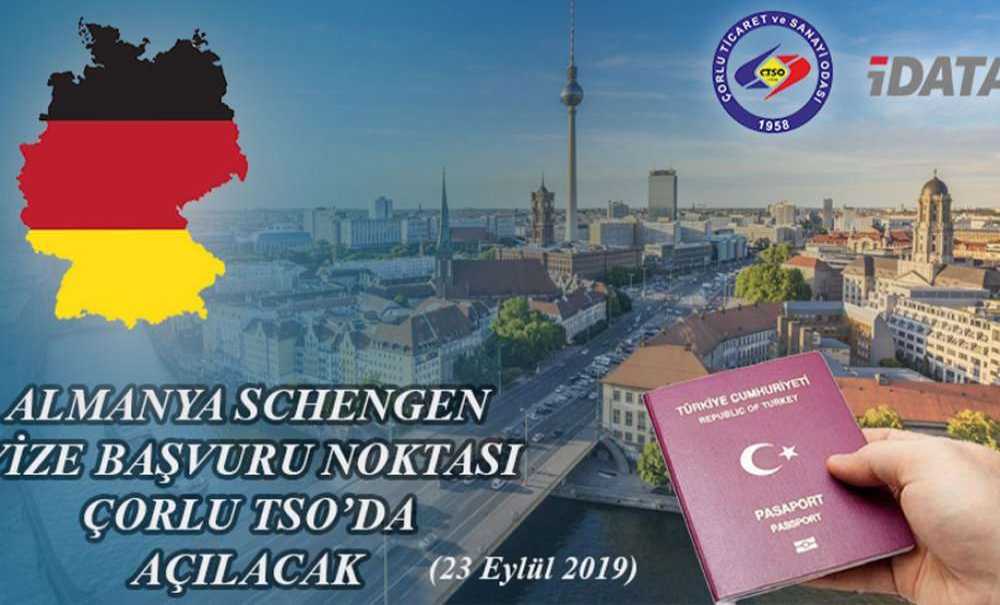 Almanya Schengen Vize Başvuru Noktası Çorlu Tso'da Açılıyor