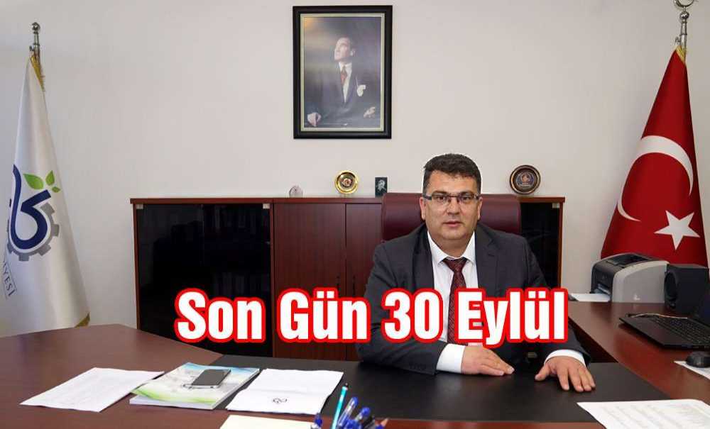 Son Gün 30 Eylül!