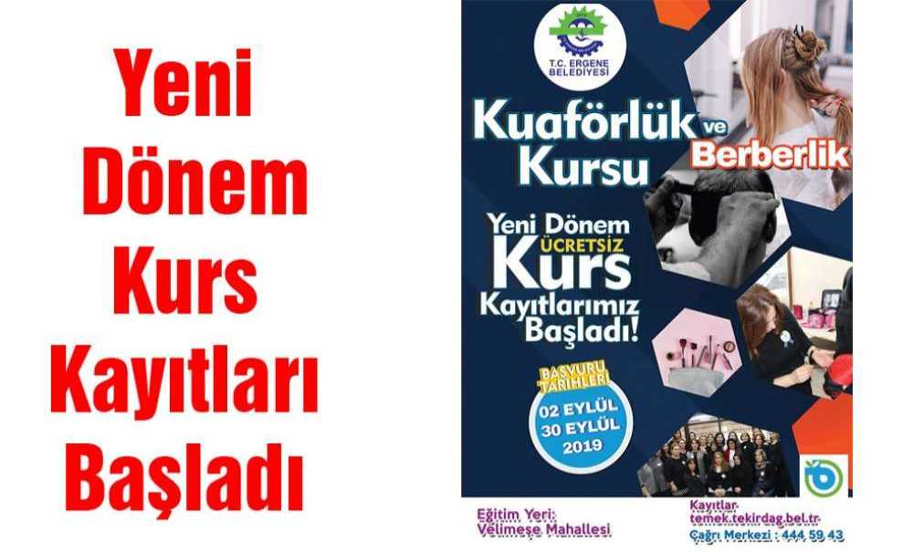 Yeni Dönem Kurs Kayıtları Başladı
