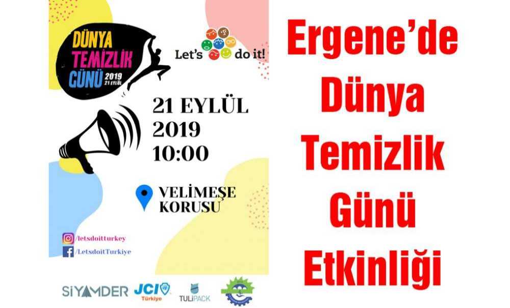 Ergene'de Dünya Temizlik Günü Etkinliği