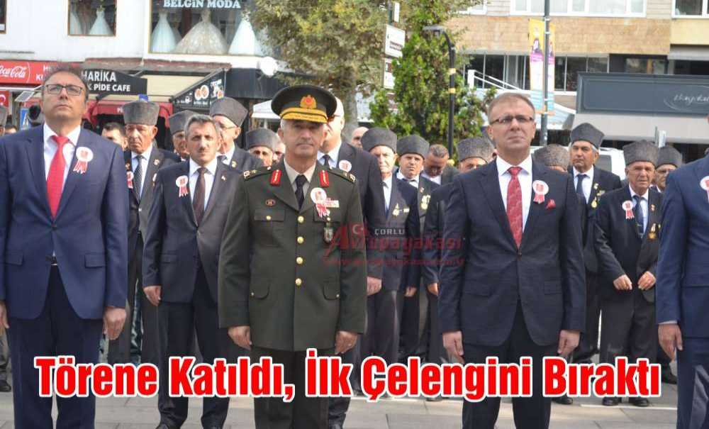 Törene Katıldı, İlk Çelengini Bıraktı