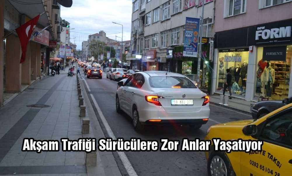 Akşam Trafiği Sürücülere Zor Anlar Yaşatıyor