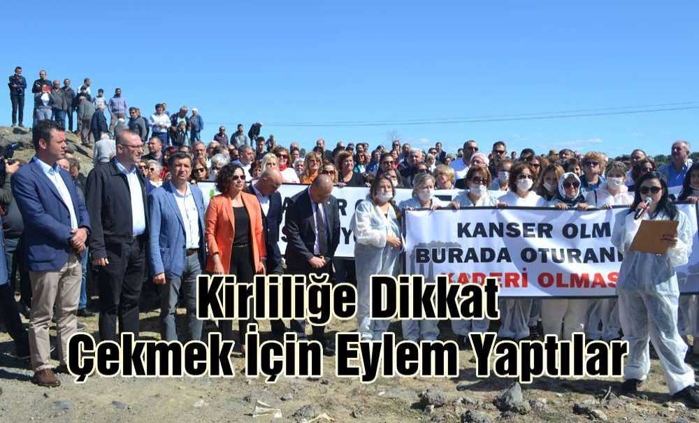 Kirliliğe Dikkat Çekmek İçin Eylem Yaptılar