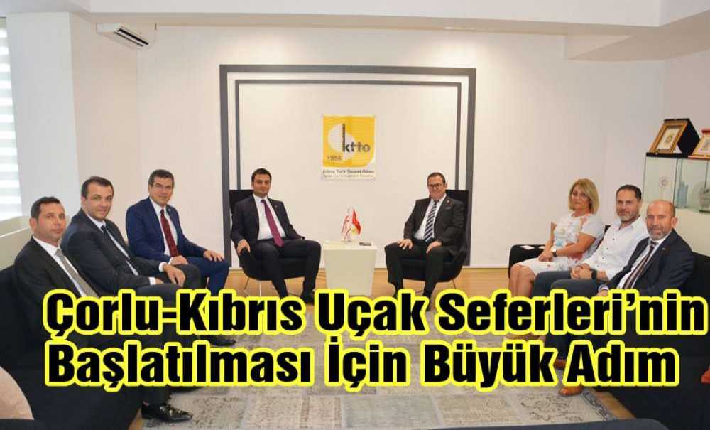 Çorlu-Kıbrıs Uçak Seferleri'nin Başlatılması İçin Büyük Adım