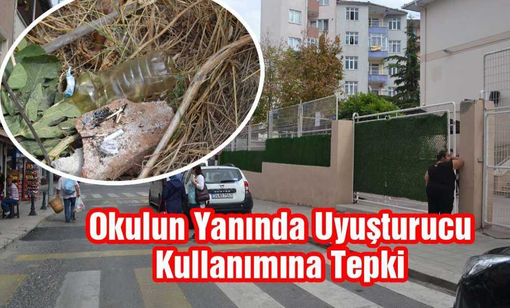 Okulun Yanında Uyuşturucu Kullanımına Tepki