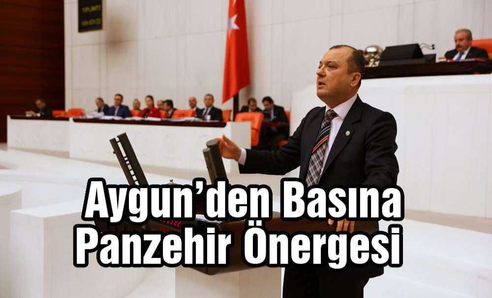 Aygun'den Basına Panzehir Önergesi