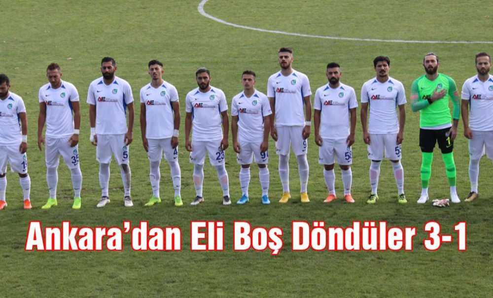 Ankara'dan Eli Boş Döndüler 3-1