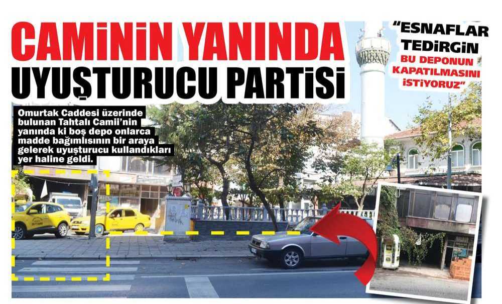 Caminin Yanında Uyuşturucu Partisi