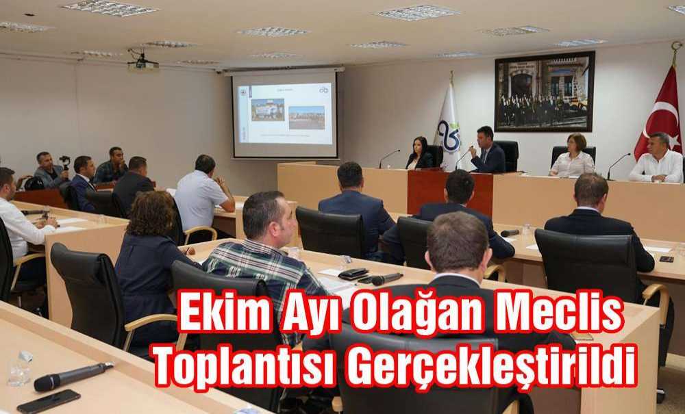 Ekim Ayı Olağan Meclis Toplantısı Gerçekleştirildi