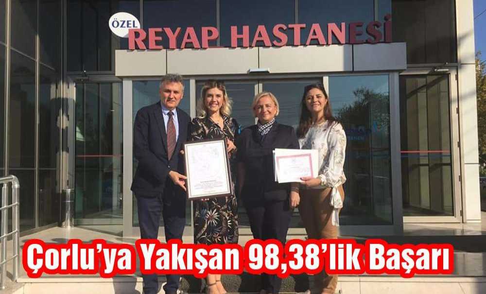 Çorlu'ya Yakışan 98,38'lik Başarı