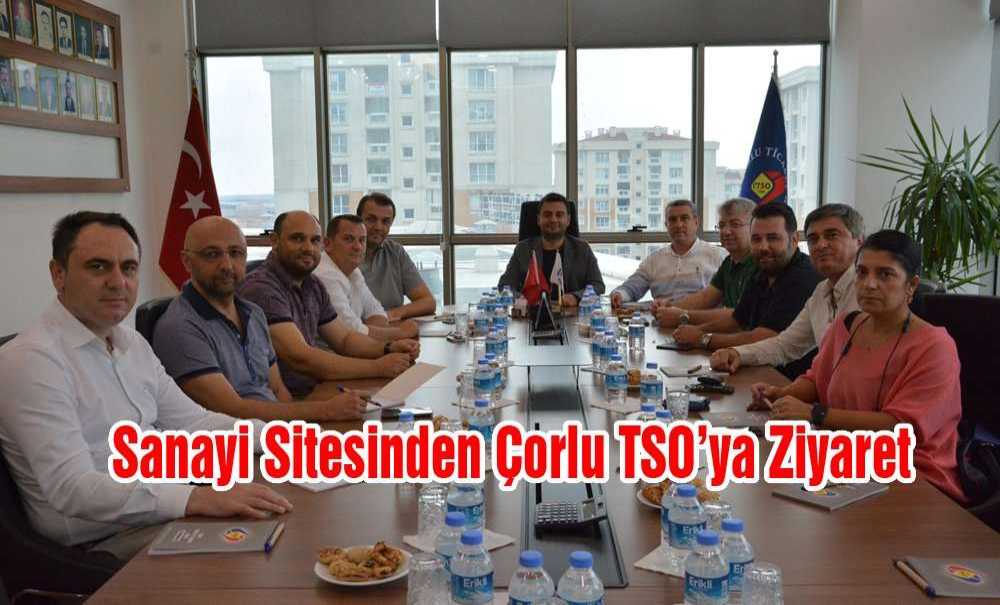 Sanayi Sitesinden Çorlu Tso'ya Ziyaret