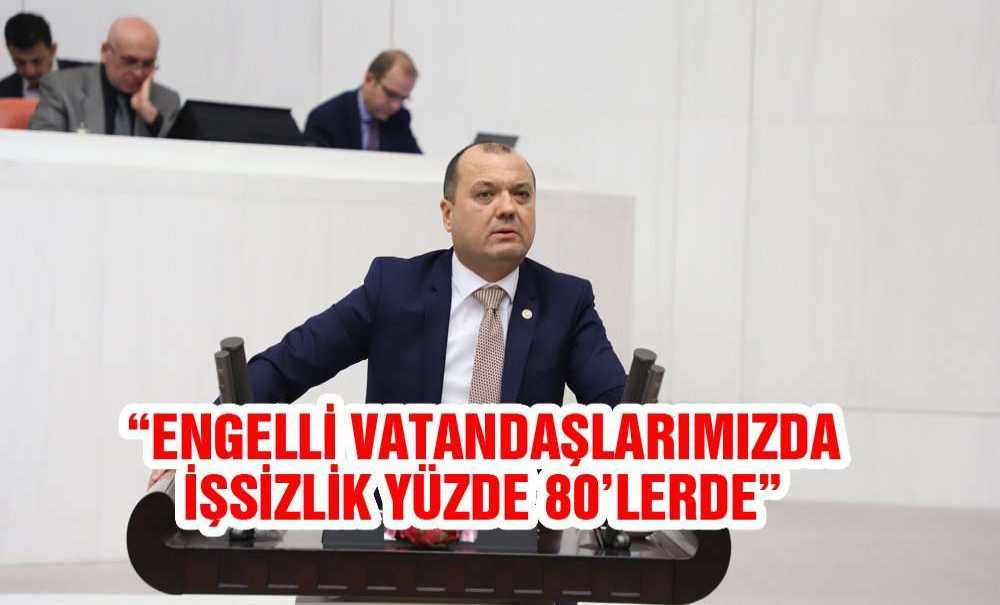 “Engelli Vatandaşlarimizda İşsizlik Yüzde 80'lerde”
