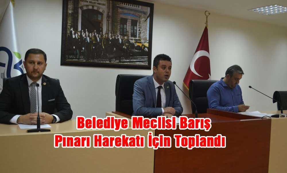 Belediye Meclisi Barış Pınarı Harekatı İçin Toplandı
