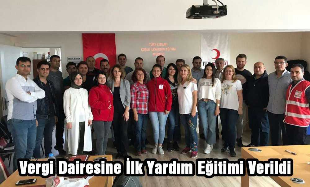 Vergi Dairesine İlk Yardım Eğitimi Verildi