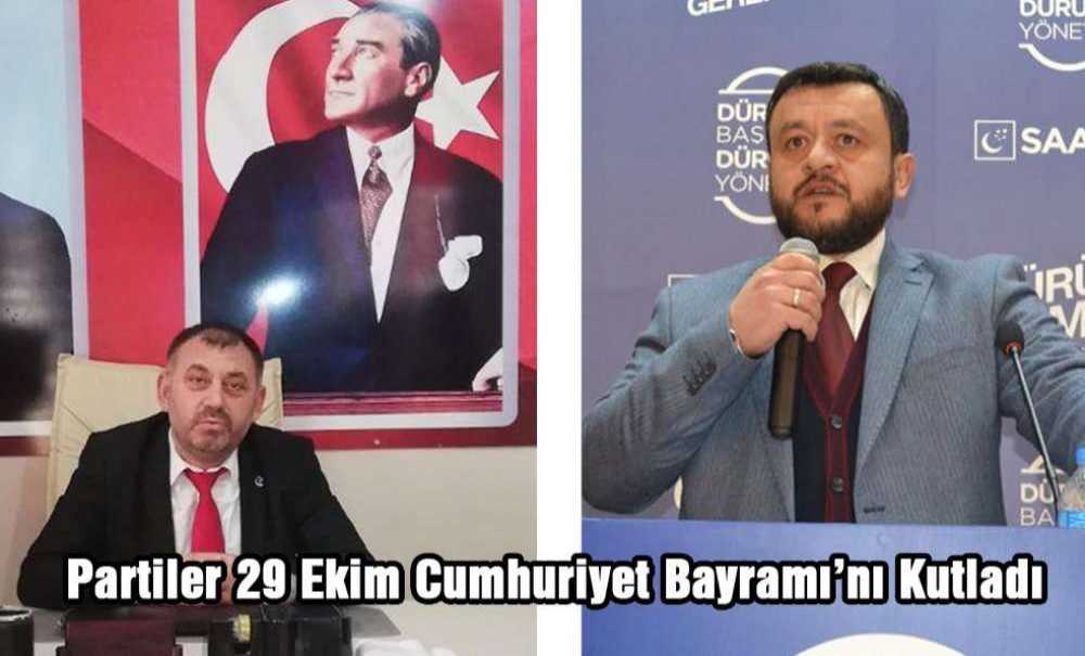 Partiler 29 Ekim Cumhuriyet Bayramı'nı Kutladı