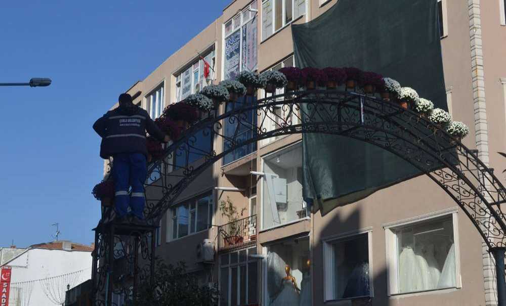 Çorlu Belediyesi 29 Ekim'e Hazırlık Yaptı