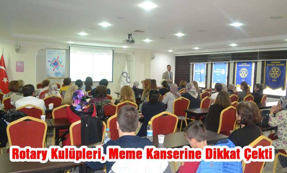 Rotary Kulüpleri, Meme Kanserine Dikkat Çekti
