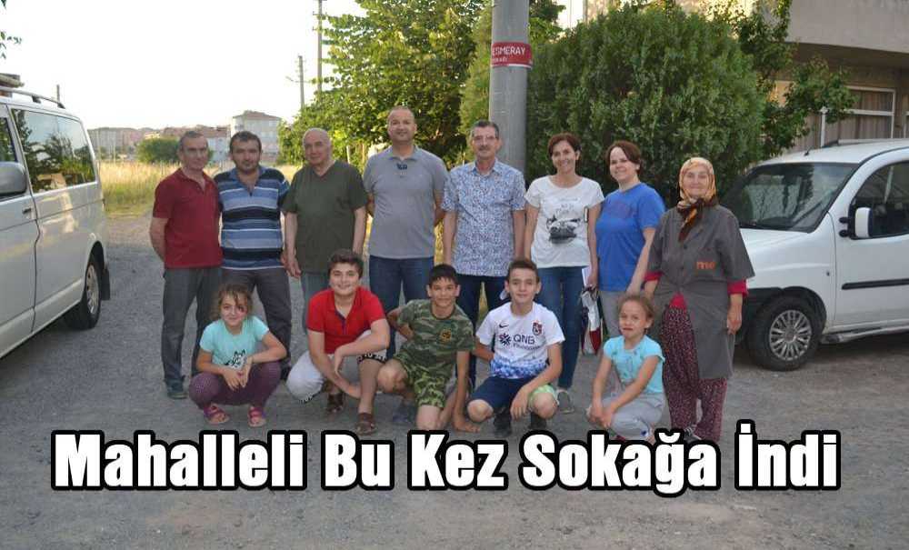 Mahalleli Bu Kez Sokağa İndi