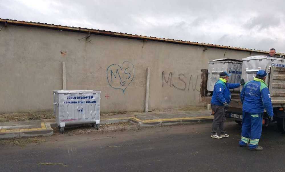 Orhan Kemal Caddesi'nde Temizlik Çalışması Yapıldı