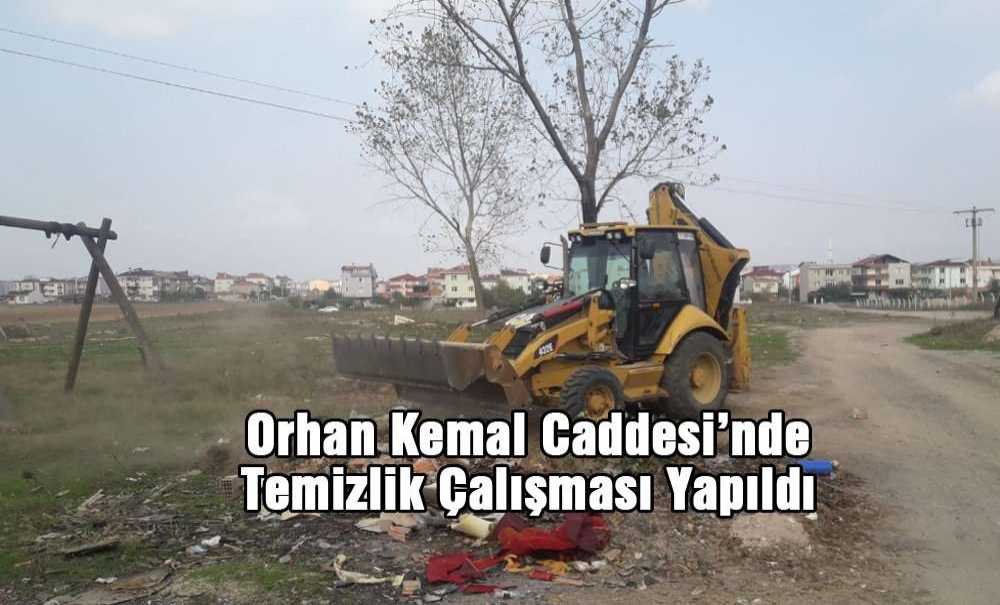 Orhan Kemal Caddesi'nde Temizlik Çalışması Yapıldı