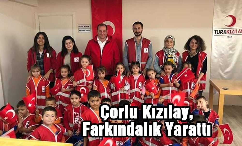 Çorlu Kızılay, Kızılay Haftasında Farkındalık Yarattı