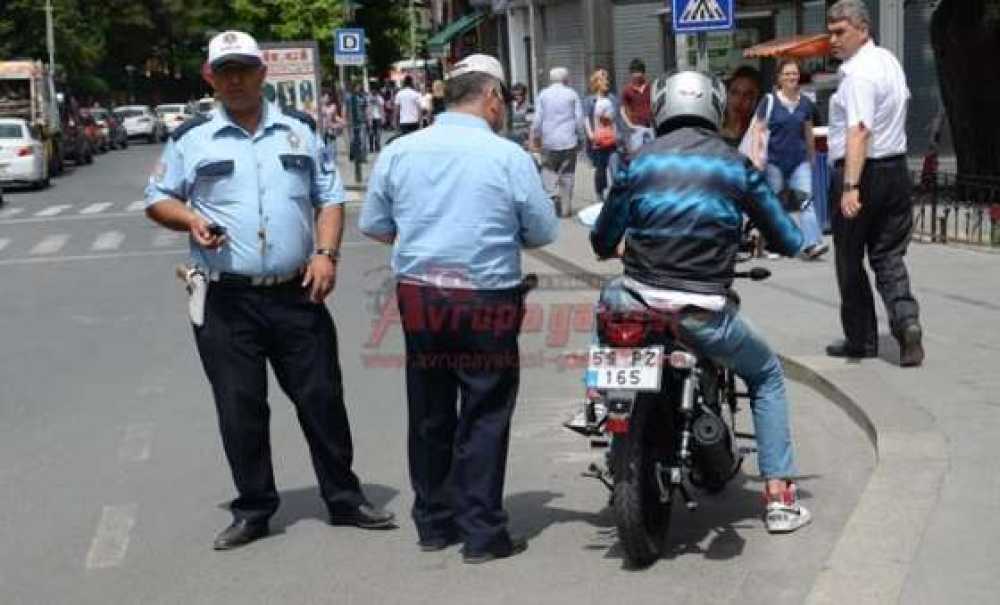 Trafik Ekiplerinden Motosiklet Uygulaması