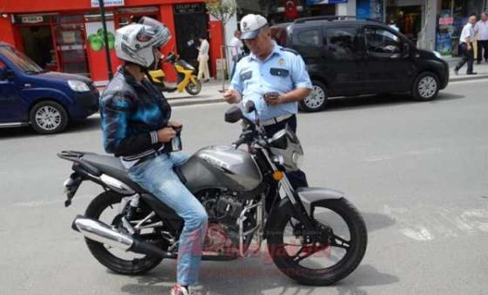 Trafik Ekiplerinden Motosiklet Uygulaması