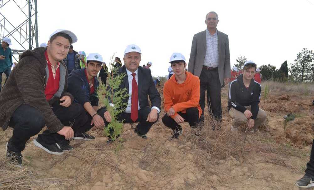 Gelecek İçin 20 Bin Fidan Toprakla Buluştu