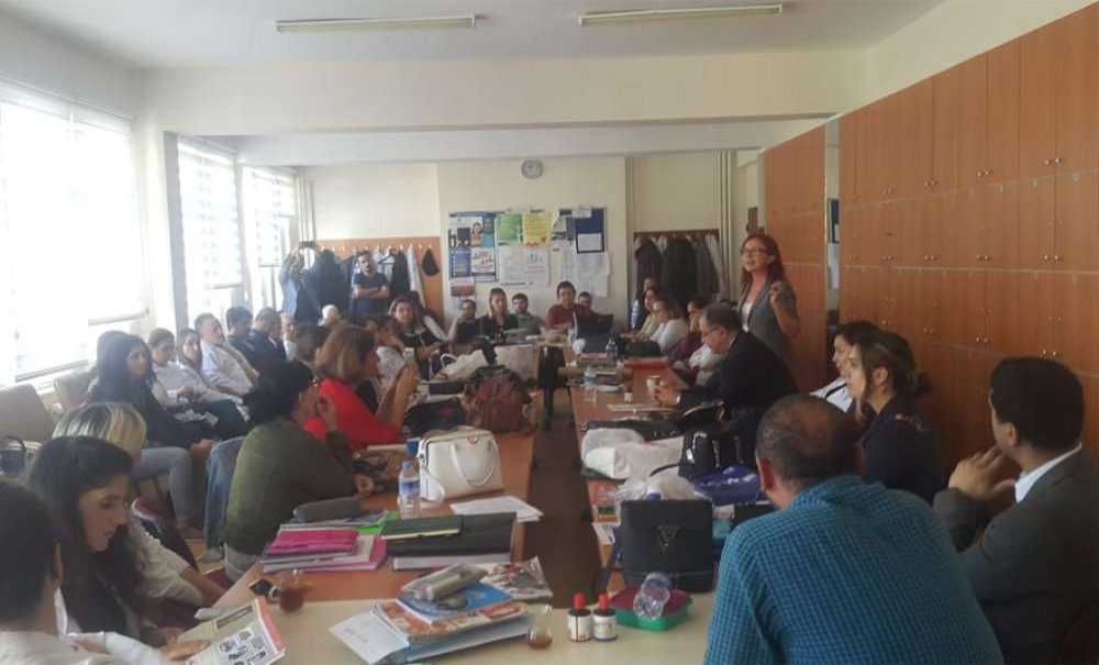 Eğitim Sen Genel Başkanı Çorlu'da Okulları Ziyaret Etti