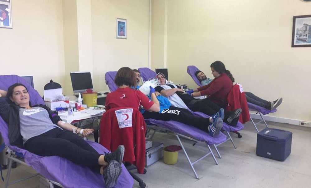 Çorlu Anadolu Lisesi Kan Bağışında Bulundu